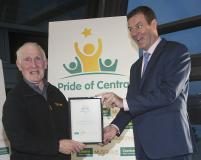 Johnny honoured at national Centra awards ceremony