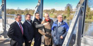 Insurance company reps visit Fermoy to check out flood defences