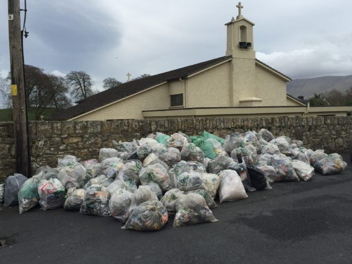 A job well done in Galbally - just waiting for Mr Binman.