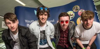 Fermoy band ‘The IV’ take part in Irish Youth Music Awards in the Aviva Stadium