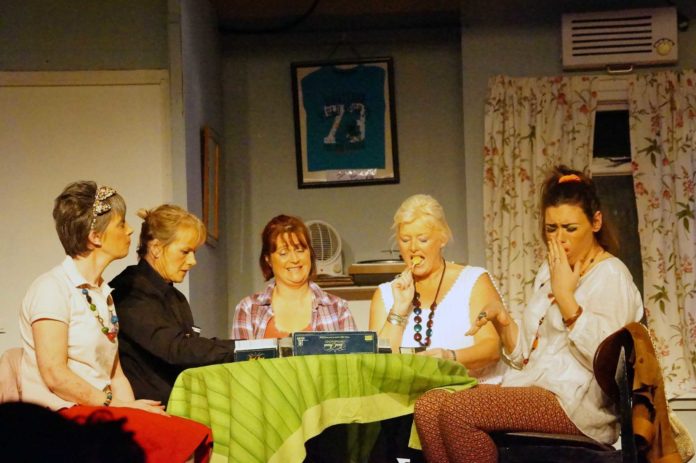 A scene from the Shanowen Players production of The Odd Couple.