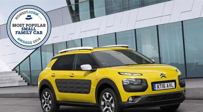 Citroën C4 Cactus wins ‘Most Popular Small Family Car’ in Honest John Awards 2016