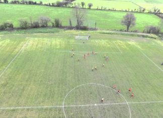 Valley Rangers FC vs Mogeely FC • Drone Footage • DJI Phantom 4 Professional