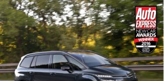 Citroën Grand C4 Picasso scoops ‘Best MPV’ honour at Auto Express Awards for 3rd year running