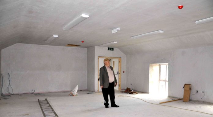 Forrest Hall building making great progress