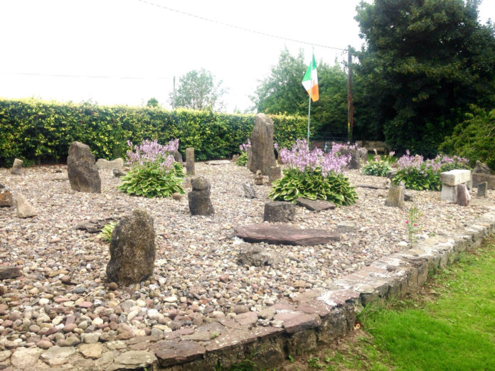 Just one of the many impressive sections of Tom’s garden. (Pauline O’Dwyer)