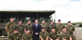 Defence minister visits Kilworth as part of Cork tour