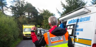 Successful mountain rescue in Galtee Mountains