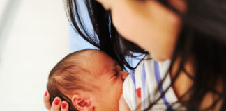 Breast feeding particularly important for babies born by C-section