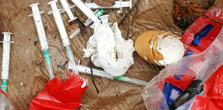 Syringes dumped in Strawhall