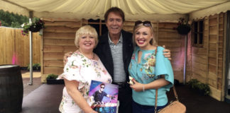 Geraldine gets to ‘meet and greet’ Sir Cliff