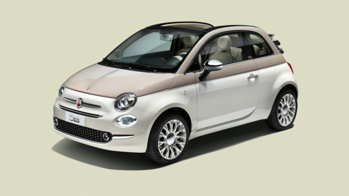 Fiat is launching a special edition 500 convertible.