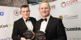 Software supremo’s scoop top accolade at technology awards in Cork