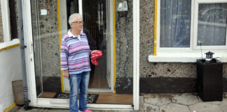 Pensioner’s home pelted with eggs