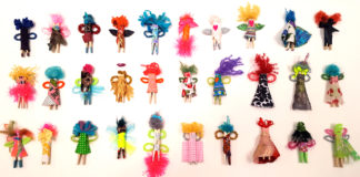 Mixed media artisan based in Lismore crafting special gifts for Christmas