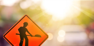 Night time resurfacing works on Patrick Street