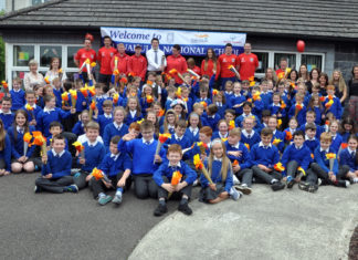 Flame of Hope visits Glenahulla NS