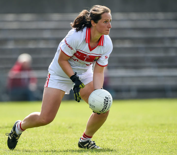 Martina O’Brien in action for Cork.