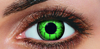 Warning against use of cosmetic contact lenses