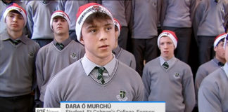 Colman’s boys feature on RTE News