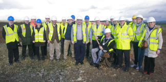 Sod-turning ceremony at Crann Ard housing project