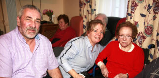 Celebration time at Strawhall Nursing Home