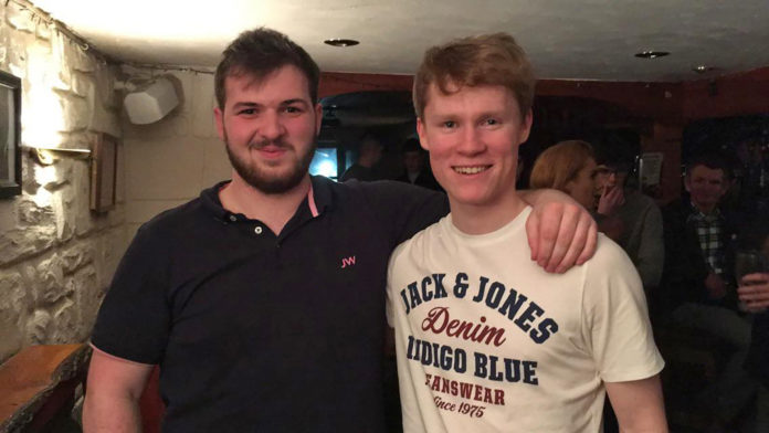 Eanna Hyland and Kieran English