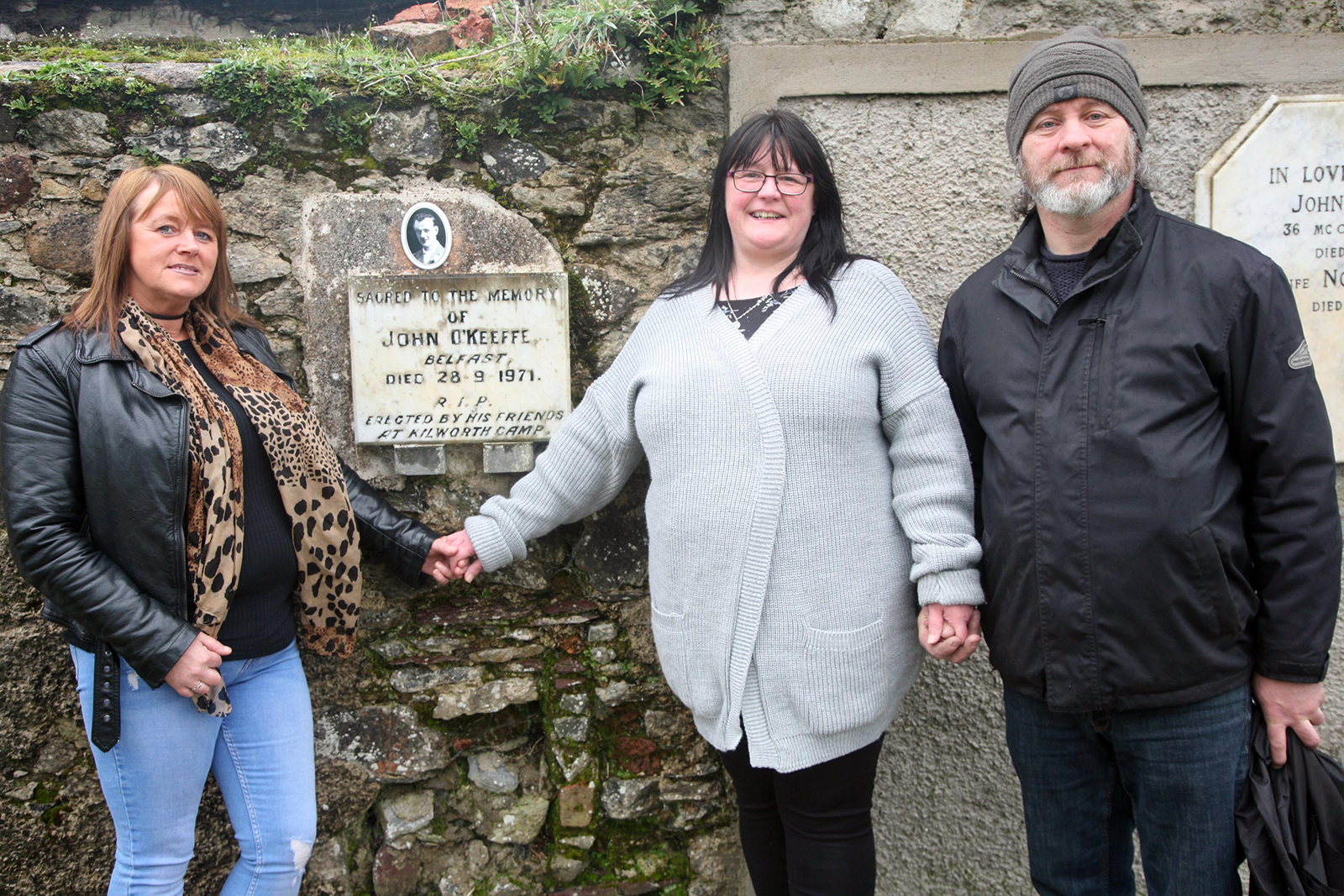 John O'Keeffe at peace in Castlehyde Cemetery