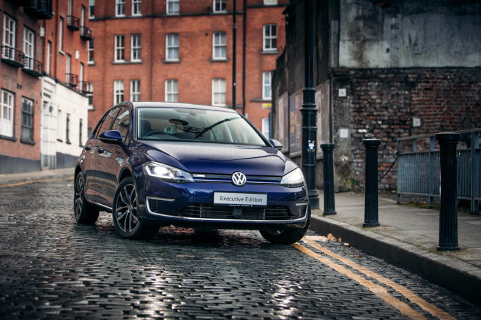 The Volkswagen e-Golf. (Picture: Paddy McGrath)
