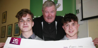 Fr Eamon lauds ‘young men who made a difference’ (to the tune of €51k)