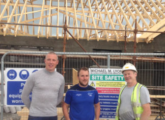 Kieran Donaghy visits Kilworth Celtic grounds