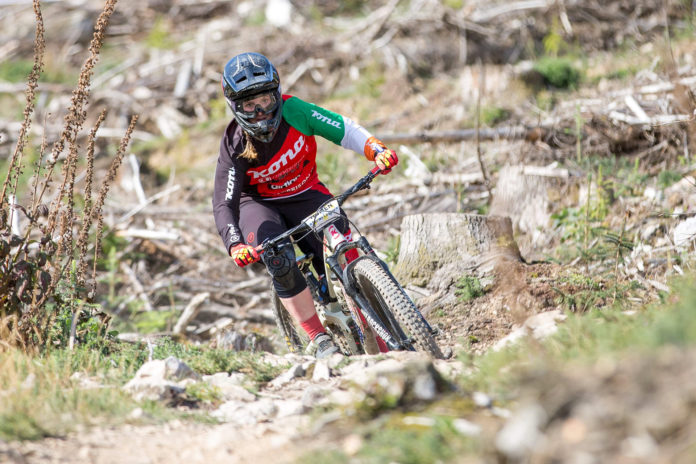 Leah Maunsell, Castletownroch, Co Cork in action.