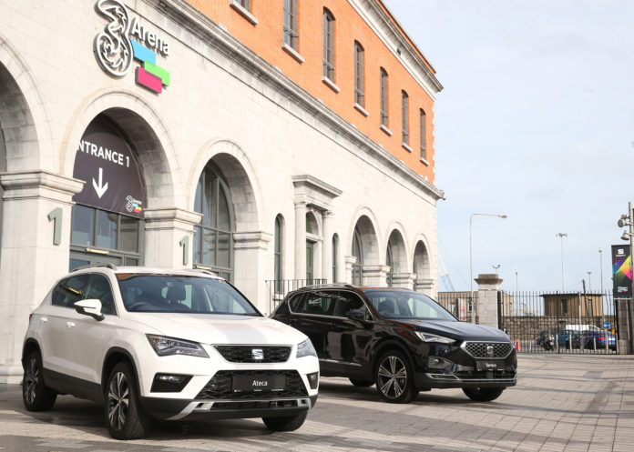 SEAT Ireland Announces two year Partnership with 3Arena.