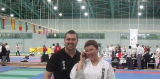 Joan – an inspiration to Karate club members