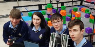 Coláiste an Chraoibhín students make it to national final of robotics competition