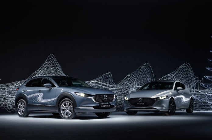 The Mazda CX-30 and Mazda3. (Picture: Rich J Jones)