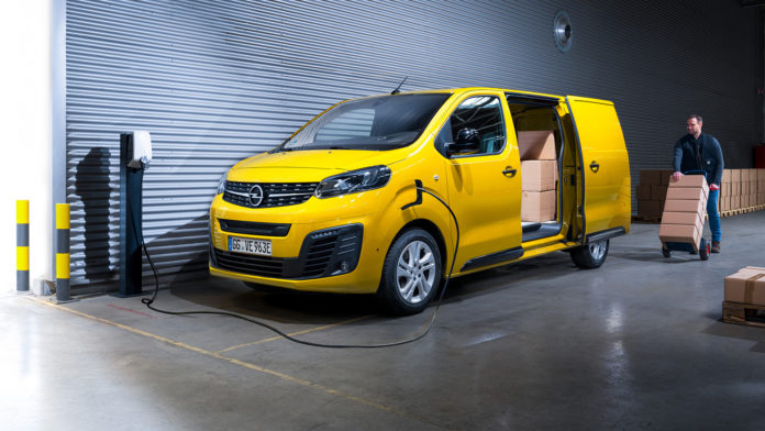 The Opel Vivaro-e.