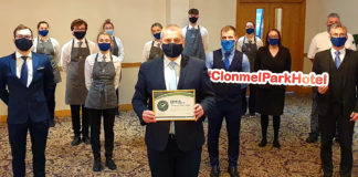 Clonmel Park Hotel delighted to secure their Covid-19 Safety Charter