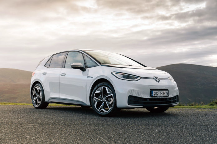 ID.3 is the Sunday Service Car of the Year 2020. (Picture: Paddy McGrath)