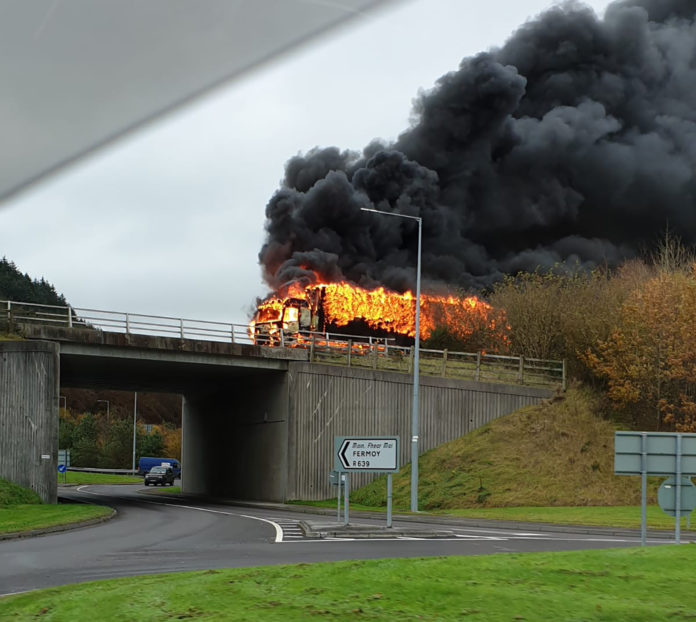 Truck Fire 1