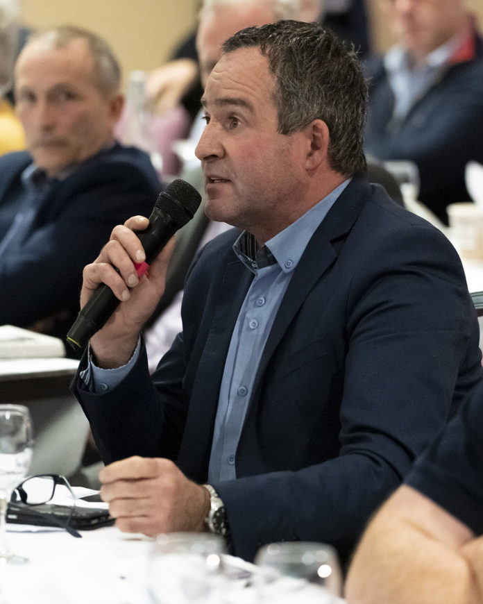 Maurice Walsh speaking at an ICMSA AGM. (Picture: Don Moloney)