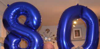 Jerry celebrates the big 8-0