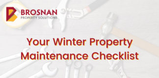 Your winter property maintenance checklist with Brosnan Property Solutions