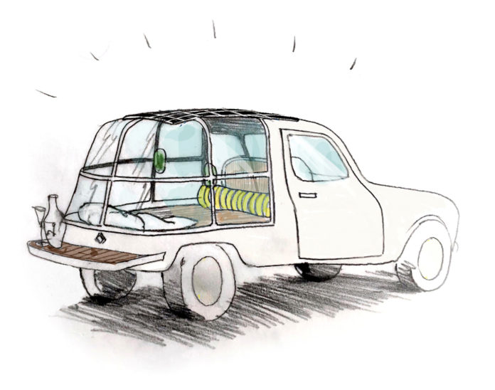 RENAULT & MATHIEU LEHANNEUR REINVENT THE 4L