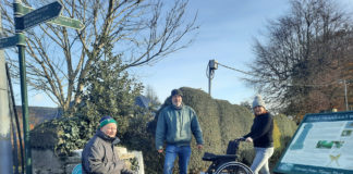 St Fanahan’s Well stile proves a difficult obstacle