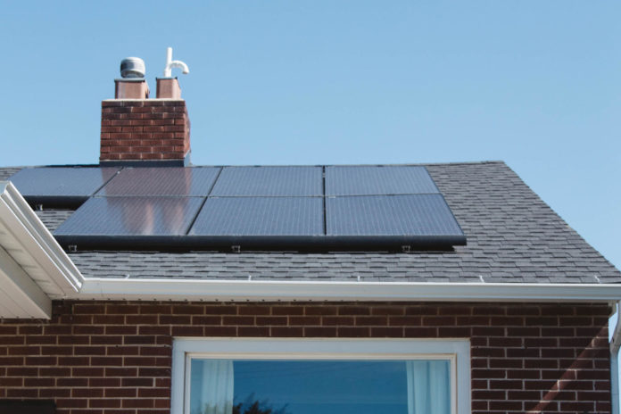 Solar Panel House Web Stock