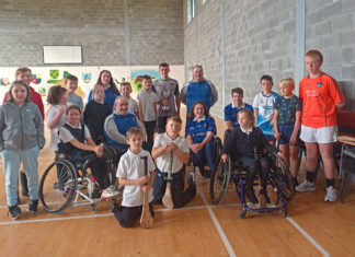 Wheelchair hurling skills on display at Staker Wallace GAA inclusion day