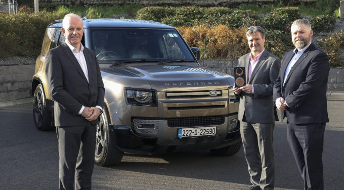 Land Rover Defender Commercial named Irish Commercial SUV of the Year for 2023