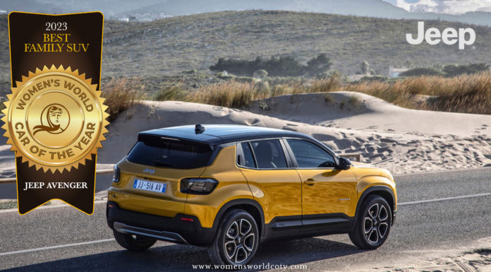 Jeep® Avenger named World’s Best Family SUV in 2023 Women’s World Car of the Year Awards