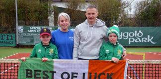 Tennis ace, Aidan, heading for Turkey